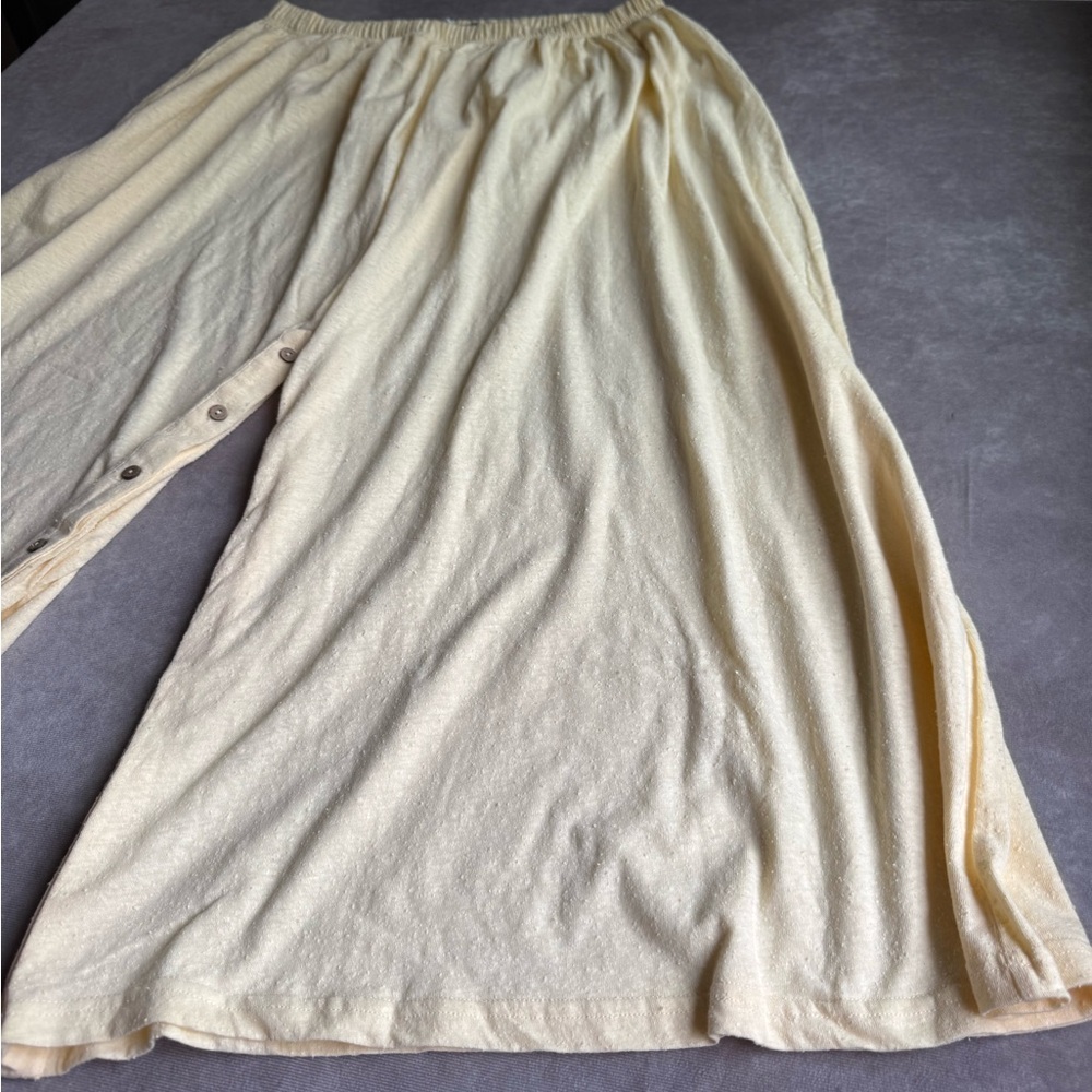 Free People Soft Yellow Lounge Pants